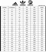 Image result for adidas shoes size chart