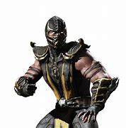 Image result for Scorpion Mask Mortal Kombat PNG