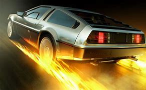 Image result for Back to the Future DeLorean Wallpaper 4K