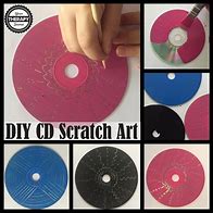 Image result for CD Scratch Art