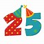 Image result for 25th Birthday Card