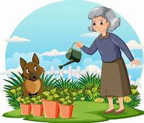Image result for Gardening Clip Art Senior Citizens