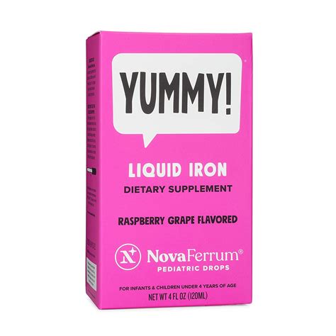 Buy NovaFerrum Pediatric Drops Liquid Iron Supplement for Infants and  