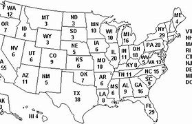 Image result for Blank Electoral Map