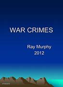 Image result for War Crimes