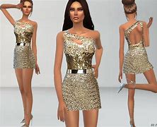 Image result for Sims 4 Gold Dress