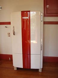 Image result for Vintage 2 Door General Electric Refrigerator