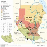 Image result for Current Sudan Map