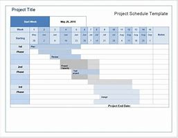 Image result for Project Time Schedule