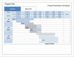 Image result for Microsoft Project Schedule Template