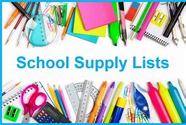Image result for middle school supply list clipart