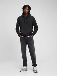 Image result for Grey Hoodie with Black Cargos