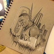 Image result for Sketches NBA Player Russell Westbrook
