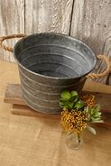 Image result for Galvanized Metal Bucket