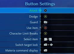 Image result for FFVII PC Controls