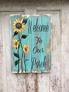 Image result for Hand Painted Welcome Signs