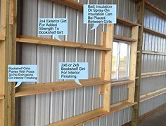 Image result for Interior Framing Pole Barn