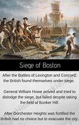Image result for Siege of Boston Revolutionary War