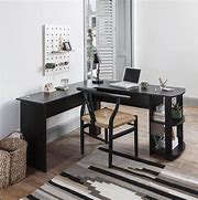 Image result for Black Corner Desk Home Office
