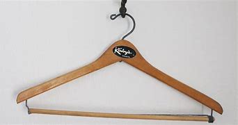 Image result for Black Wooden Hangers