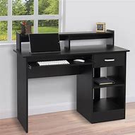 Image result for Wood Table Desk with Drawer
