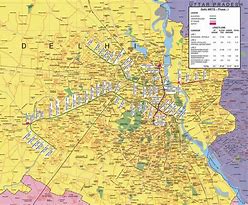Image result for map Delhi India