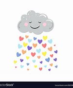 Image result for Cute Rainbow with Heart Clouds