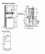 Image result for GE Stackable Washer and Dryer Dimensions