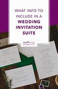 Image result for Wedding Invitation Suite