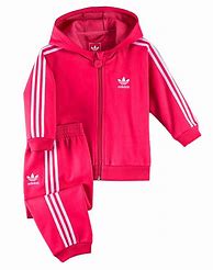 Image result for Pink and Red Adidas Tracksuit