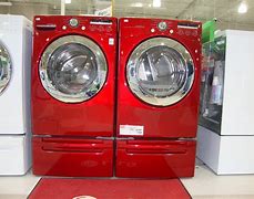 Image result for Red Top Loader Washer and Dryer Set