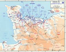 Image result for Normandy Map WW2