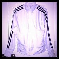 Image result for Adidas White Jackets Zip Up