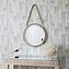 Image result for Round Mirror with Hanging Rope