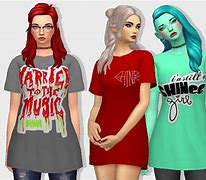 Image result for Sims 4 Oversized Shirt CC