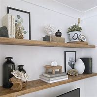 Image result for Wood Floating Shelves