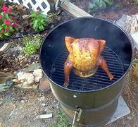 Image result for Cooking Chickens in Ugly Drum Smoker