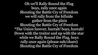 Image result for Battle Cry of Freedom Lyrics
