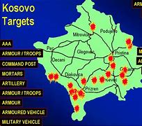 Image result for Kosovo War Map