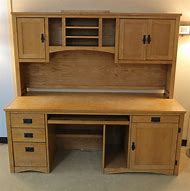 Image result for Home Office Desk and Hutch