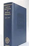 Image result for Oxford Dictionary of National Biography