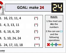 Image result for 24 Math Game