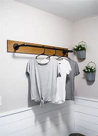 Image result for DIY Hanging Clothes Rack