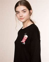 Image result for Cute Black Sweatshirt