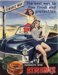 Image result for 50s Car Poster