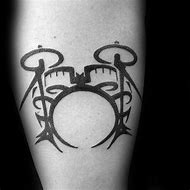 Image result for Drum Kit Tattoo