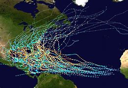 Image result for Past Hurricane Tracks