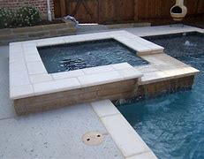 Image result for Swimming Pool with Raised Spa