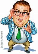 Image result for Chris Farley Caricature