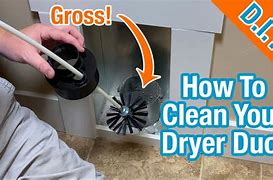 Image result for How to Clean Dryer Duct